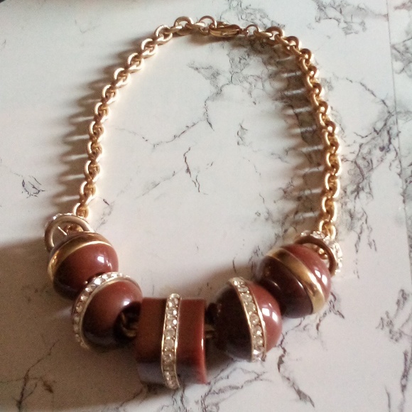 Vintage Chunky Statement Necklace - Picture 1 of 11